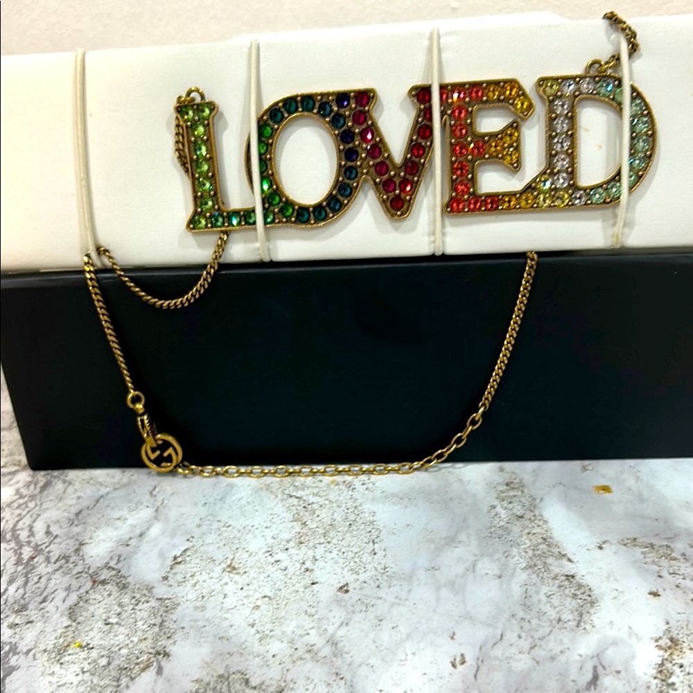 Gucci Gold Loved Necklace